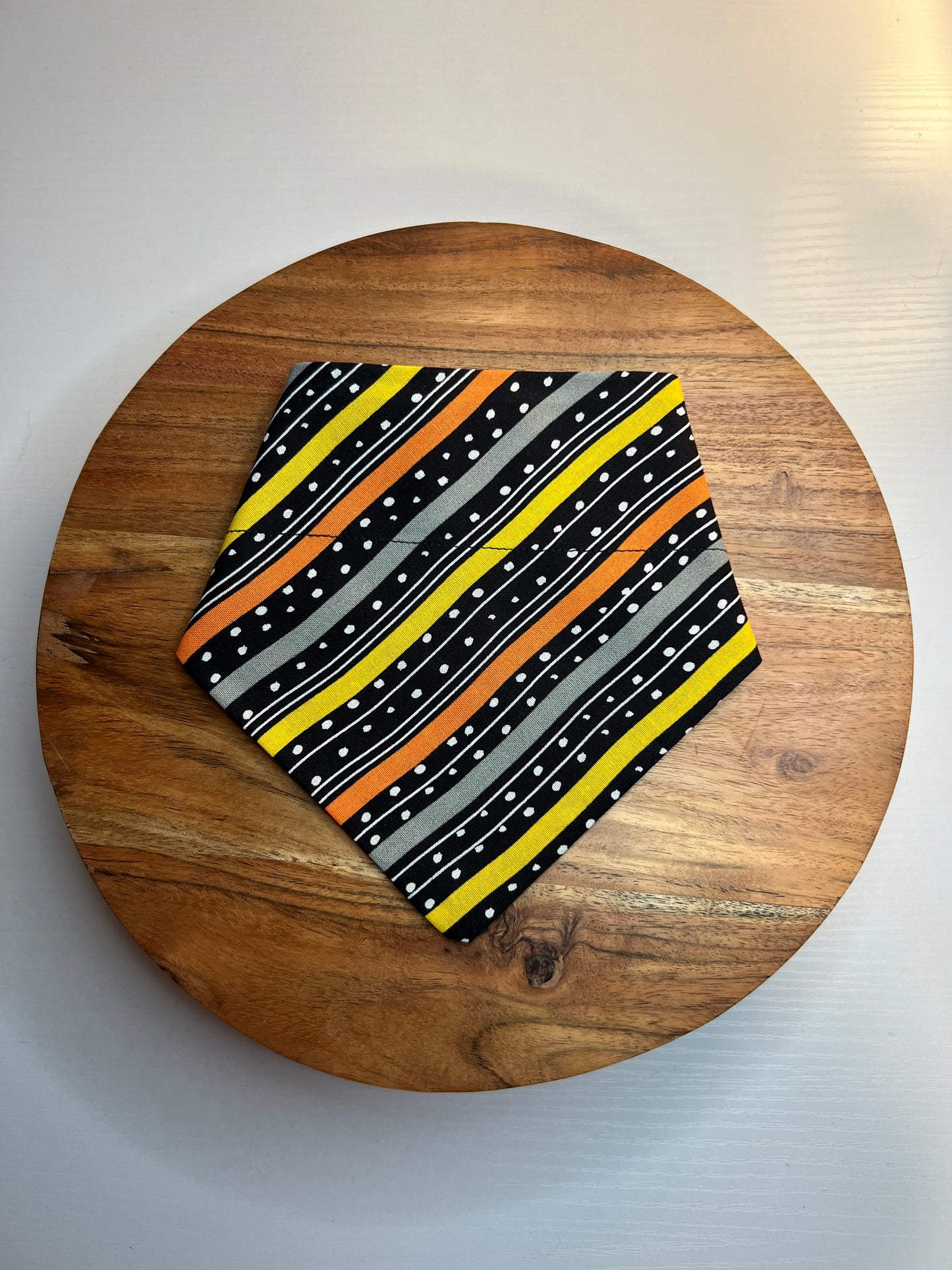 Orange Stripes Bandana
