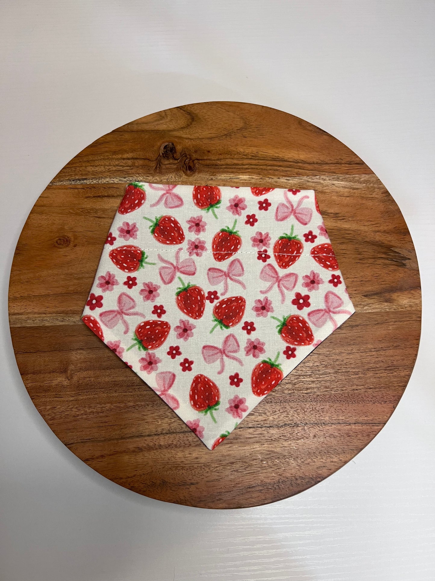 Strawberry Bows Bandana