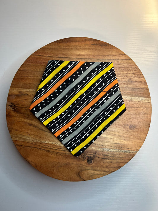 Orange Stripes Bandana