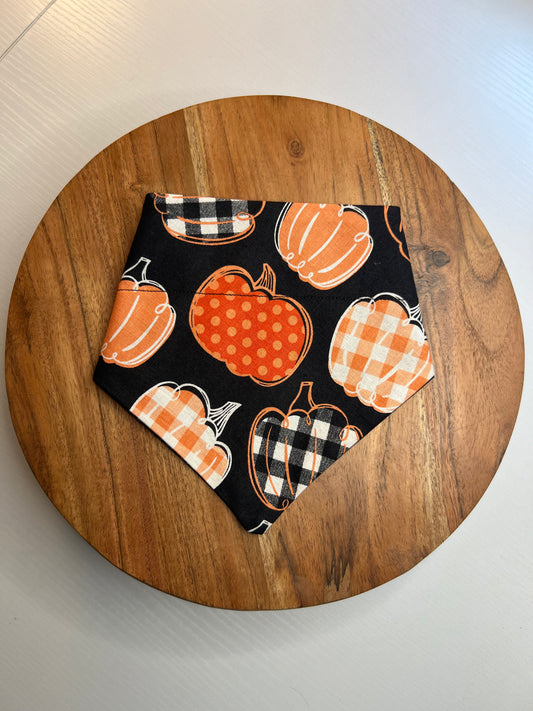 Sketched Pumpkins Bandana