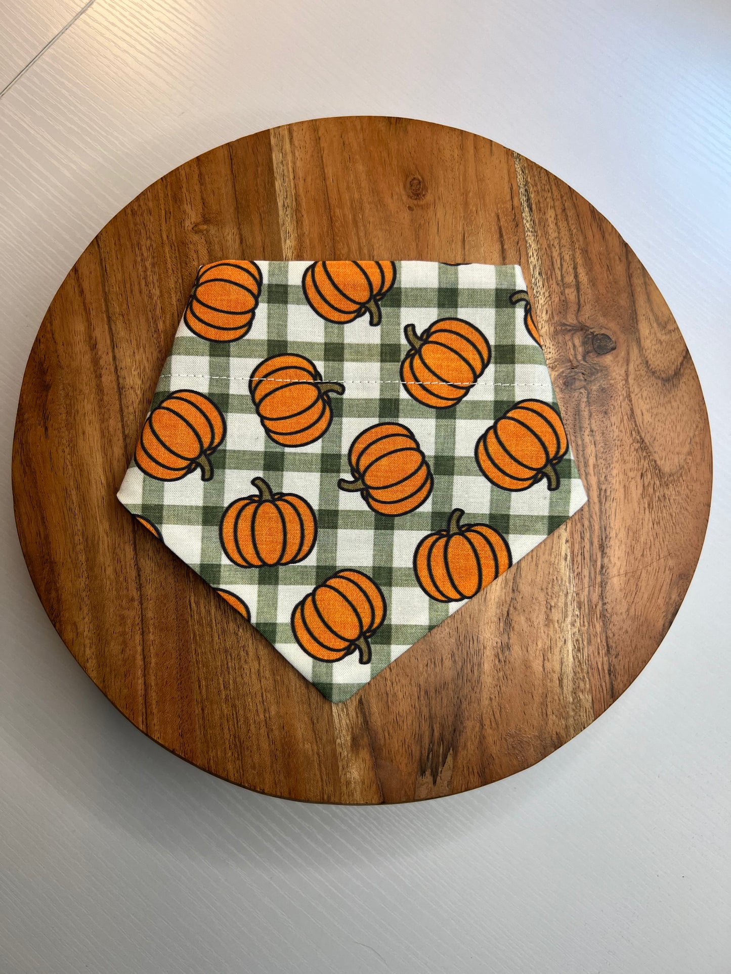 Plaid Pumpkins Bandana