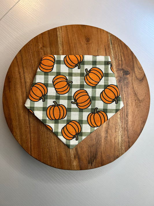 Plaid Pumpkins Bandana
