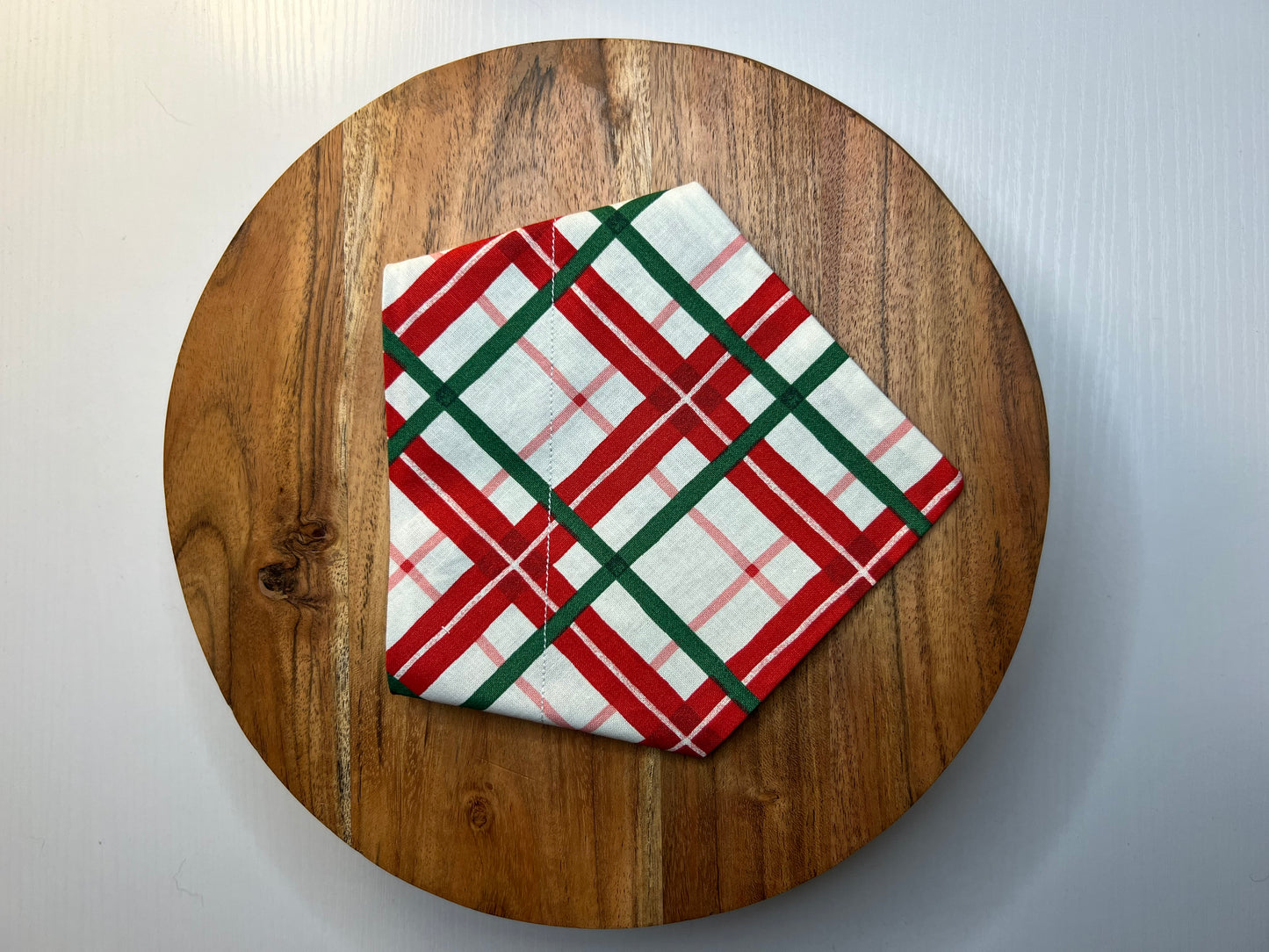 Christmas Plaid Bandana